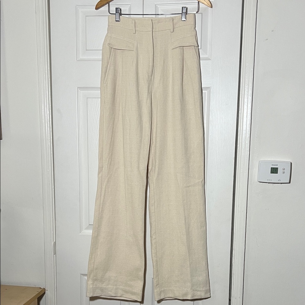 Bec & Bridge Cotton Highwaist Trouser Pant Women’s 4